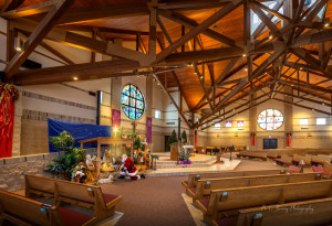 St. Bernadette Catholic Church, Appleton, WI Santa Bows To Jesus Project