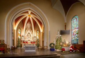 St. Mary Catholic Church, Appleton, WI Santa Bows To Jesus Project