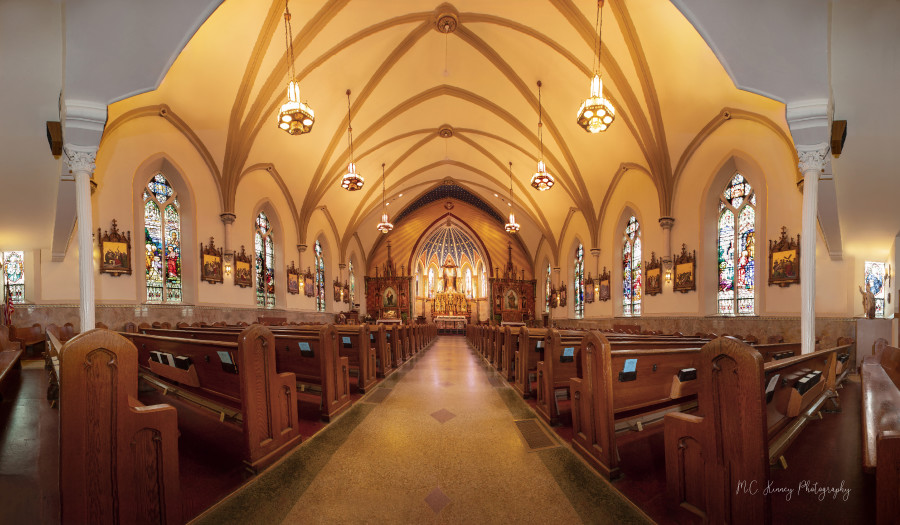 St. Mary Catholic Church Panoramic, Menasha, WI