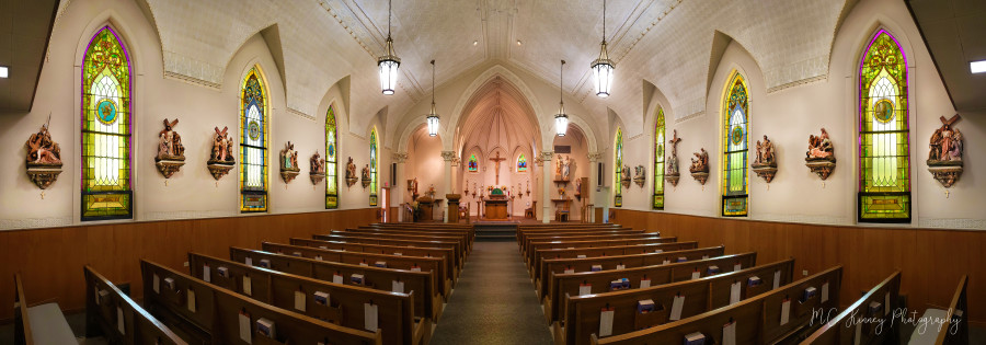 St. Mary Catholic Church Panoramic, Black Creek, WI